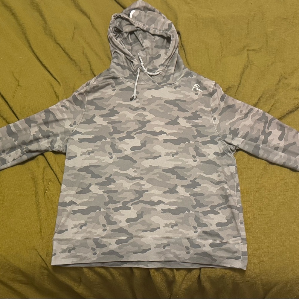 Rhoback Woman’s Corsair Camo Hoodie Size Large